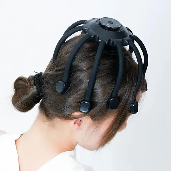 Massager inteligente elétrico para a cabeça - OctoRelax