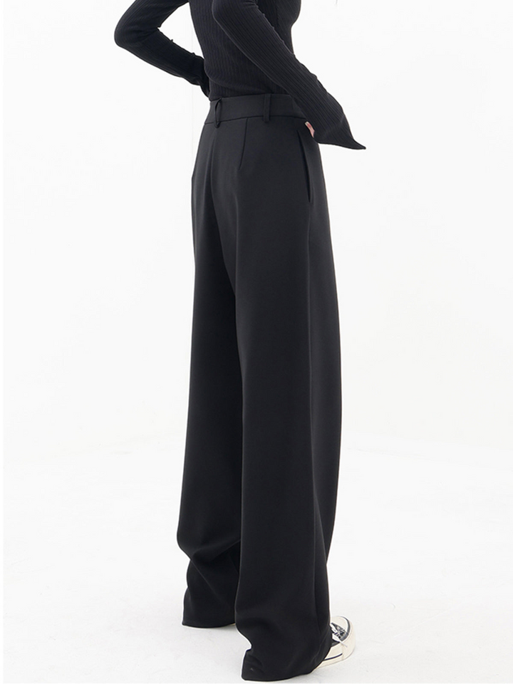 Modern Baggy Ladies Trousers - Emma-Black-S-Nora Luxe