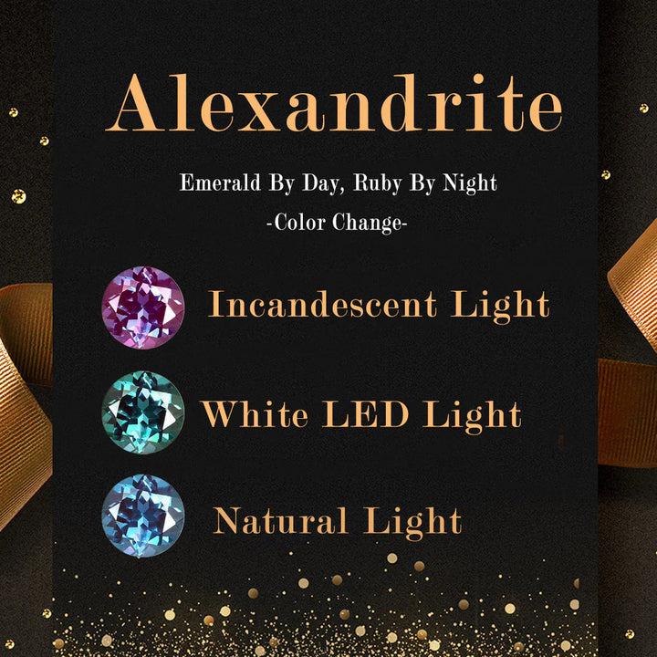 Moonstone Color-Changing Alexandrite and Amethyst Engagement Ring - Elara-Gold-1.93 inches-Nora Luxe