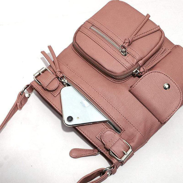 Multifunctional Stylish Anti-Theft Bag - SafeStyle-Black-Nora Luxe