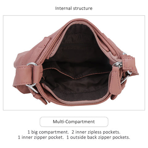 Multifunctional Stylish Anti-Theft Bag - SafeStyle-Black-Nora Luxe