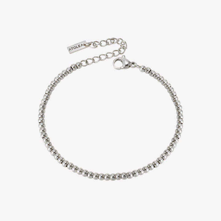 Nice Beaded Bracelet - Nova-Silver-Nora Luxe
