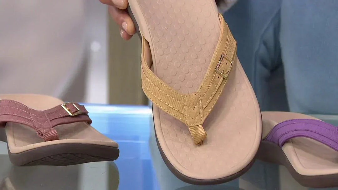 Orthopaedic Dam Sandals with EVA Insole – Amélie-Pink-3-State of Style
