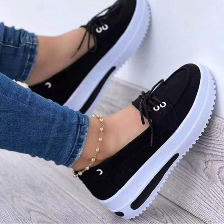 Orthopaedic Ladies' Espadrilles with Air Cushion Sole – Malina-Black-3-Nora Luxe