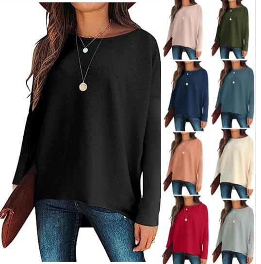 Oversized Ladies Sweater - Sophie-Black-S-Nora Luxe