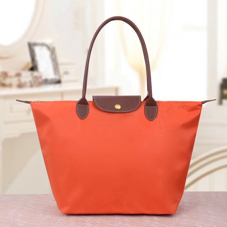 Oxford Shoulder Bag - LuxeCarry-Orange-S (11.8 × 4.7 × 9.1 in)-Nora Luxe