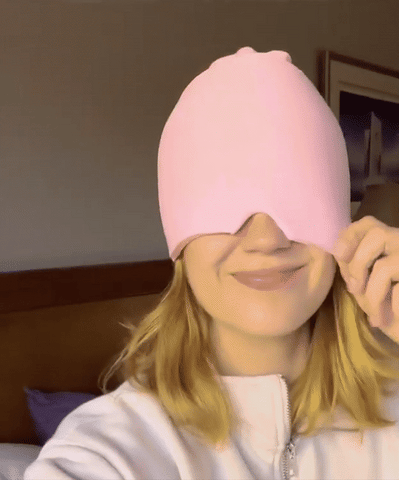 Pain Relieving Migraine Mask - MigraCalm™-Black (almost sold out)-Nora Luxe