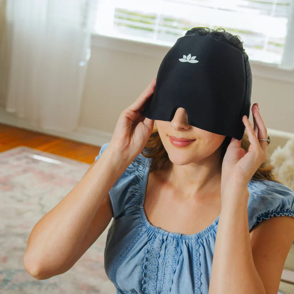 Pain Relieving Migraine Mask - MigraCalm™-Black (almost sold out)-Nora Luxe