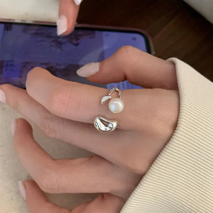 Pearl Tree Adjustable Ring - Elin-Nora Luxe