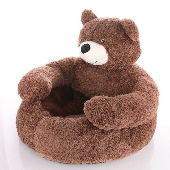 Pet Sleeping Mat - PawCuddle-Brown-Small-Nora Luxe
