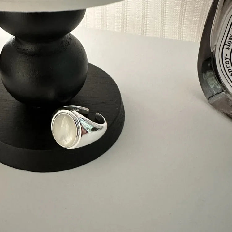 Pinctada Albina Silver Ring - Isla-5-Nora Luxe
