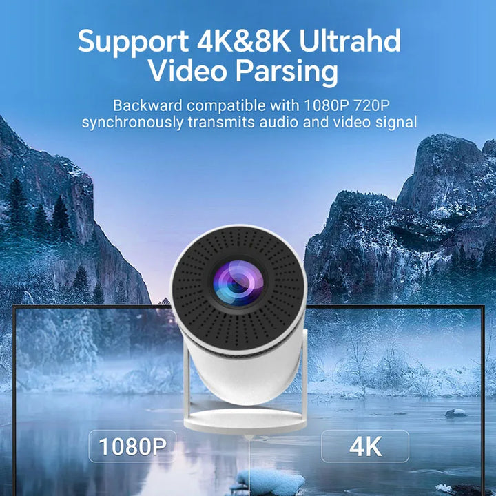 Portable Smart Projector - VisionCast 130X-Nora Luxe