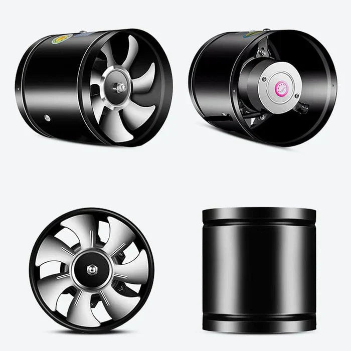Powerful and Silent Extractor Fan - WhisperFlow-Black-2.87 × 3.94 in-Nora Luxe