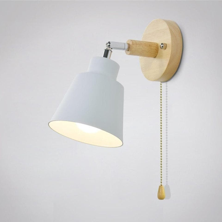 Luminária de parede com interruptor de corda - TwistGlow