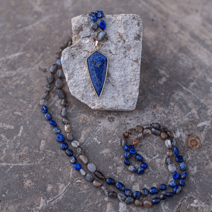 Protective Mala Necklace - Aurealis-Nora Luxe