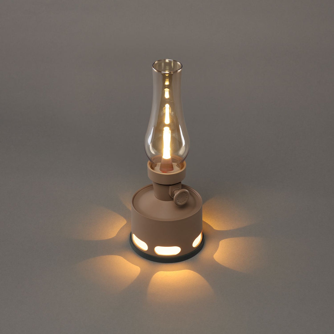 Rechargeable Vintage LED Lantern - LumaLantern-Green-Nora Luxe