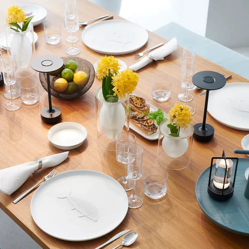 Lâmpada de mesa LED sem fio de luxo - Luna Glow