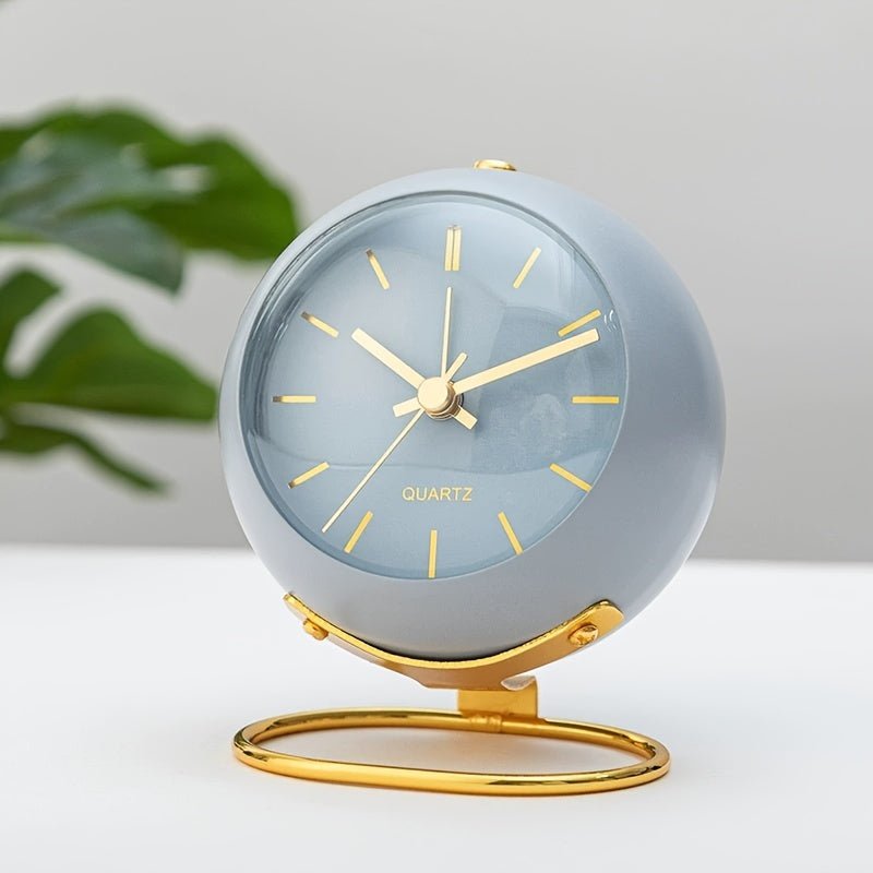 Retro Analog Alarm Clock – Buzzley-Pink-The Livary