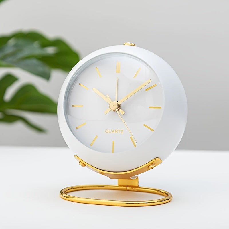 Retro Analog Alarm Clock – Buzzley-Pink-The Livary