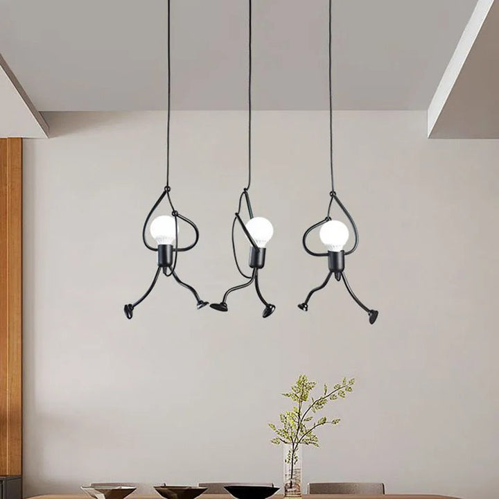Retro Ceiling Lamp FunPop - PlayGlow-1 Light Bulb-Nora Luxe