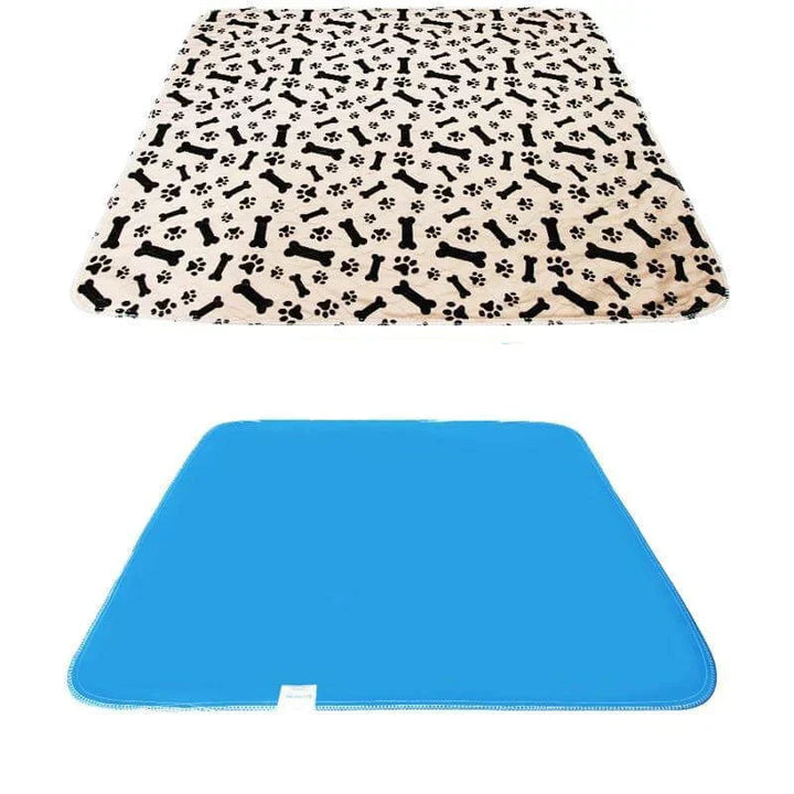 Reusable Plasma for Dogs - EcoPad-Coffee-Bone-Paw-15.7 5 x 23.62 inches-Nora Luxe