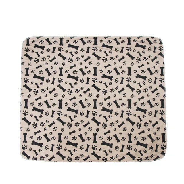 Reusable Plasma for Dogs - EcoPad-Coffee-Bone-Paw-15.7 5 x 23.62 inches-Nora Luxe