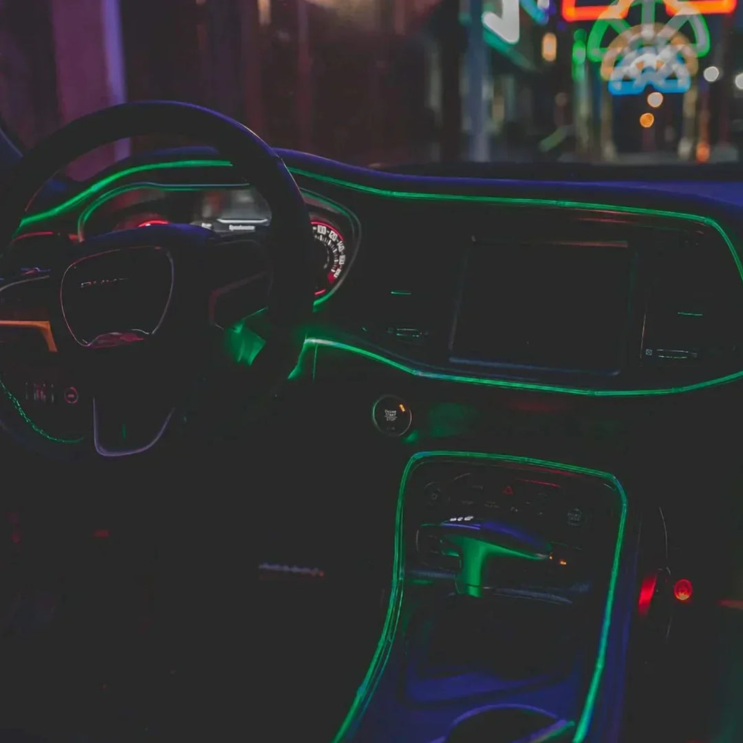 RGB Interior Lighting for Car - GlowLine-Light blue-The Livary