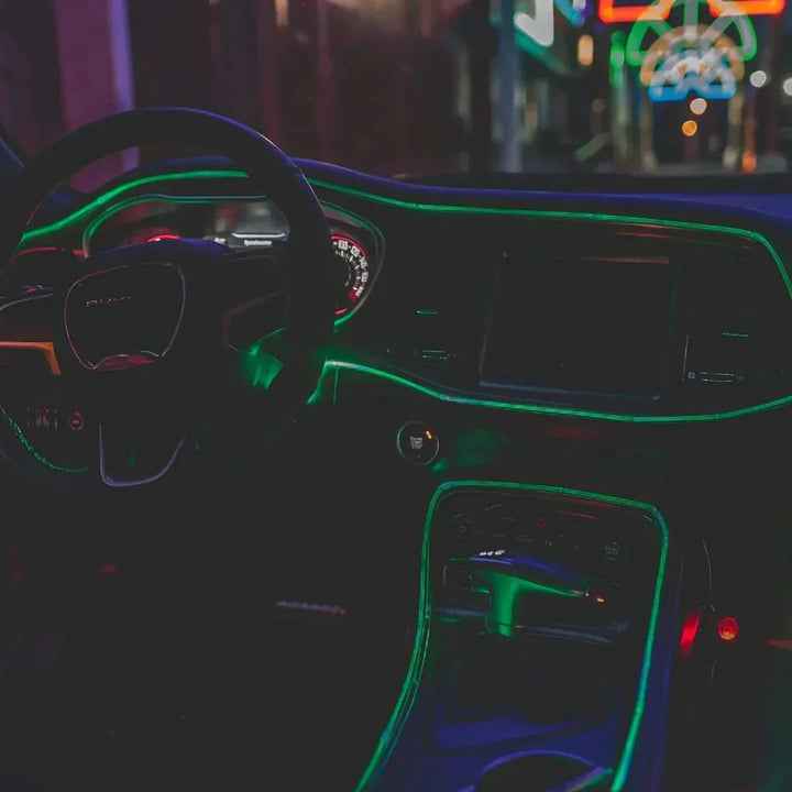 RGB Interior Lighting for Car - GlowLine-Light blue-The Livary