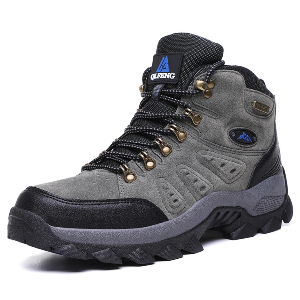 Robust Versatile Walking Shoes - Expedition Trek-Gray-4.0-Nora Luxe