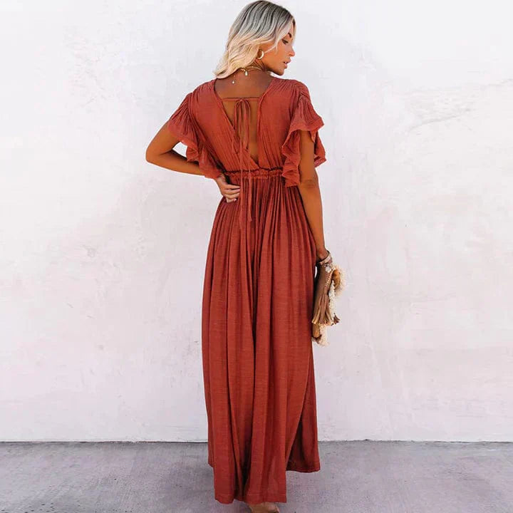 Vestido de Praia Longo Estiloso - Sophia
