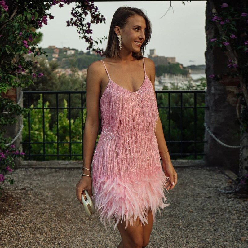 Sascha Glitter vestido de verão para mulheres | Estiloso e Brilhante