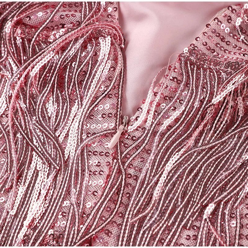 Vestido de festa elegante para ocasiões sofisticadas - Flamenco