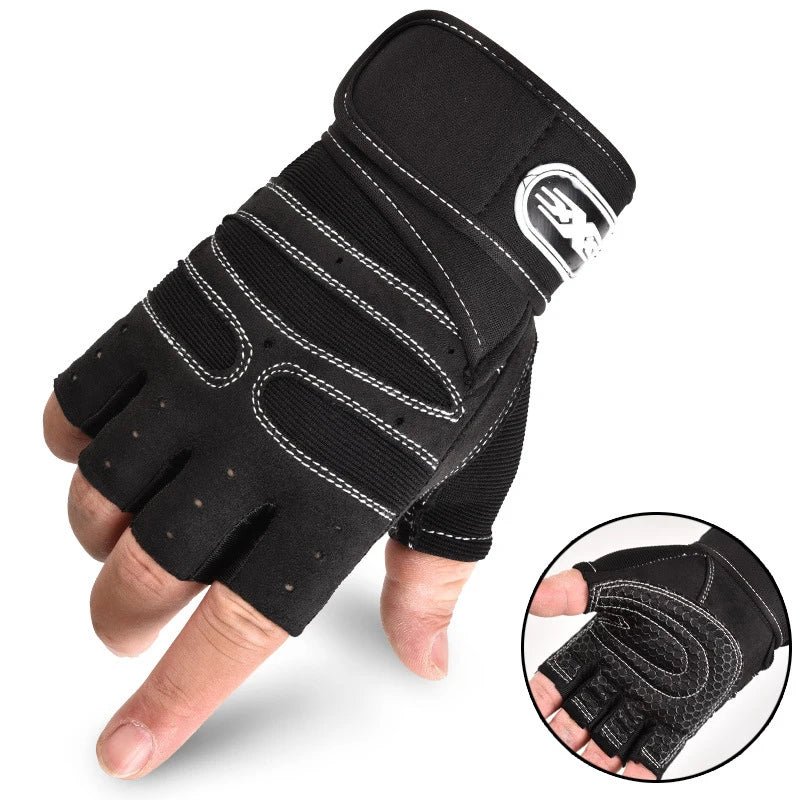 Shock-resistant and Supportive Gym Gloves - FitFlex-White-S-Nora Luxe