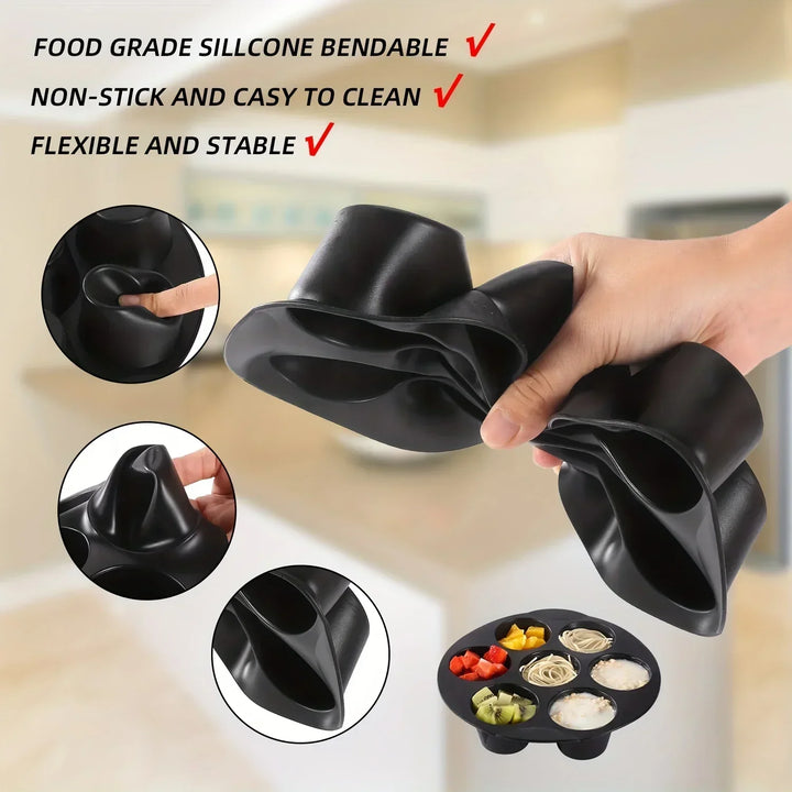 Silicone Baking Mold for Microwave and Air Fryer - FlexiBake-7.09 in-Nora Luxe