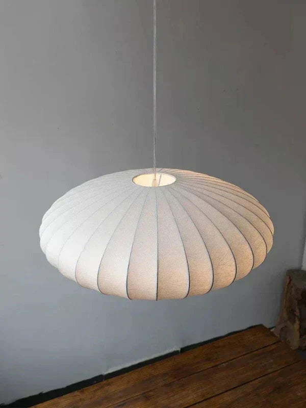 Silk Crown Crystal Pendant Lamp-D - 11.81 in-Nora Luxe
