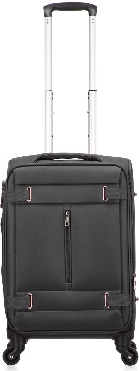 Soft cabin luggage – Porto-Gray-Nora Luxe