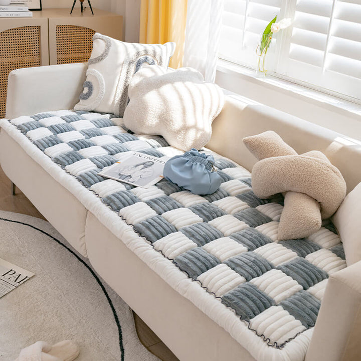 Soft Pet Blanket - CozyCover-Brown/White-27.56 inches x 59.06 inches-Nora Luxe