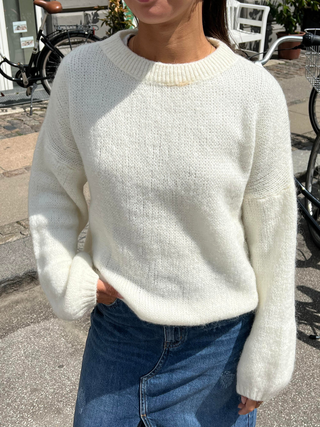 Soft Women's Sweater with Loose Fit - Aurena-Blue-XS/S-Nora Luxe