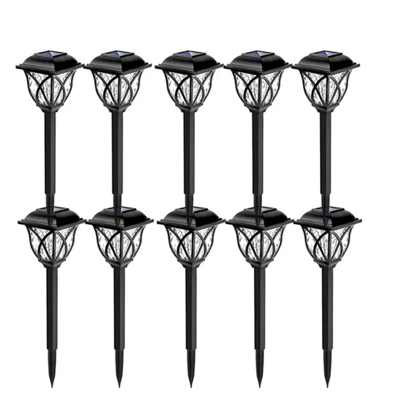 Solar Garden Lighting with Natural Enchantment - LunaGlow-White-B 300MAH-Nora Luxe