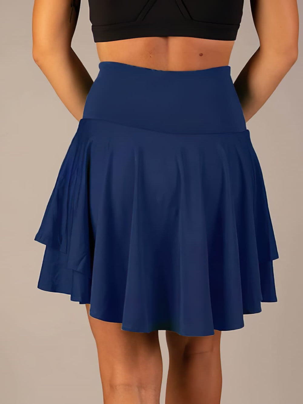 Sporty & Functional Women's Tennis Skirt with Shorts and Pockets – Maja-Blue-S-Nora Luxe