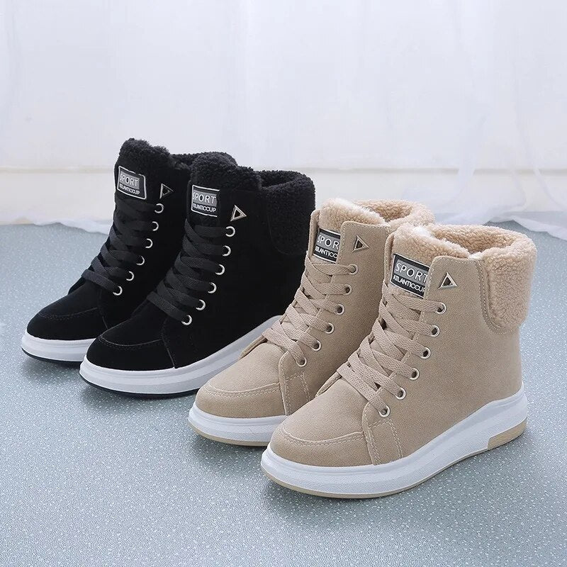 Sporty Ladies' Boots - Nora-Beige-3.0-Nora Luxe