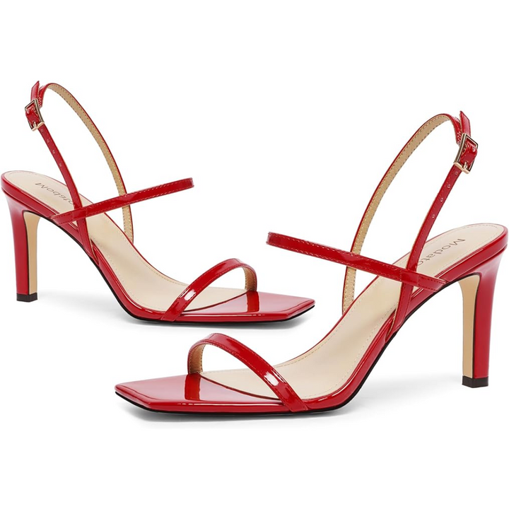 Strappy High Heel Sandals - Olivia-Gold-2.5-Nora Luxe