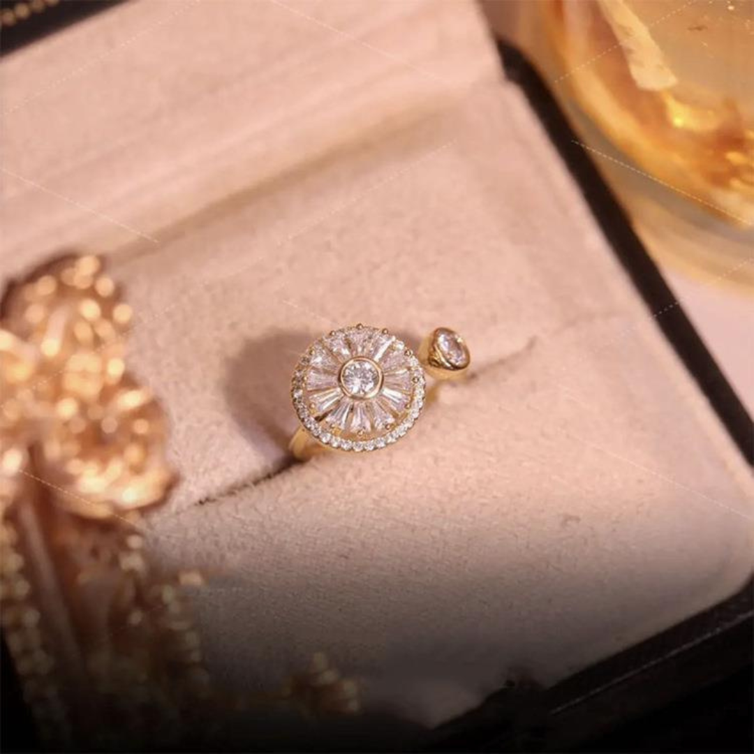 Stress-Relief Spinner Ring - Serenio-Nora Luxe