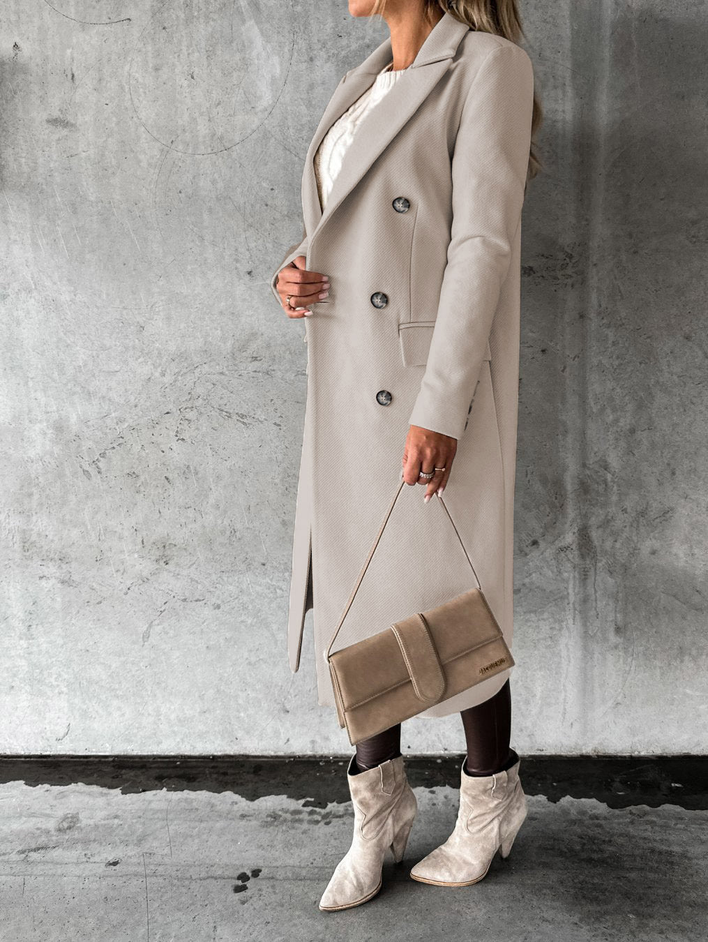 Stylish and Comfortable Ladies' Coat - Vivienne-Pink-S-Nora Luxe