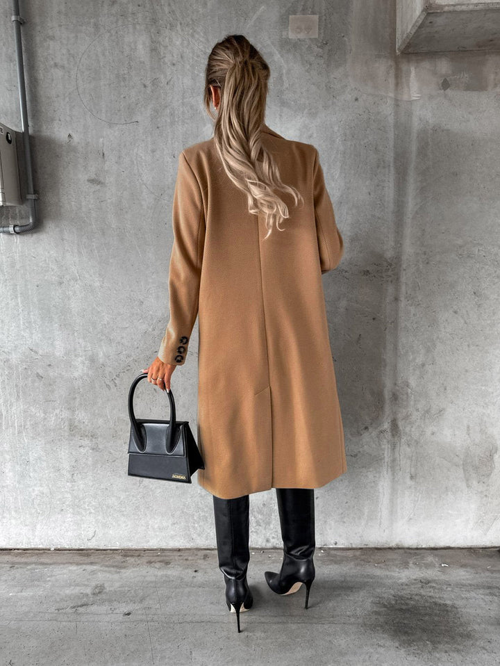 Stylish and Comfortable Ladies' Coat - Vivienne-Pink-S-Nora Luxe