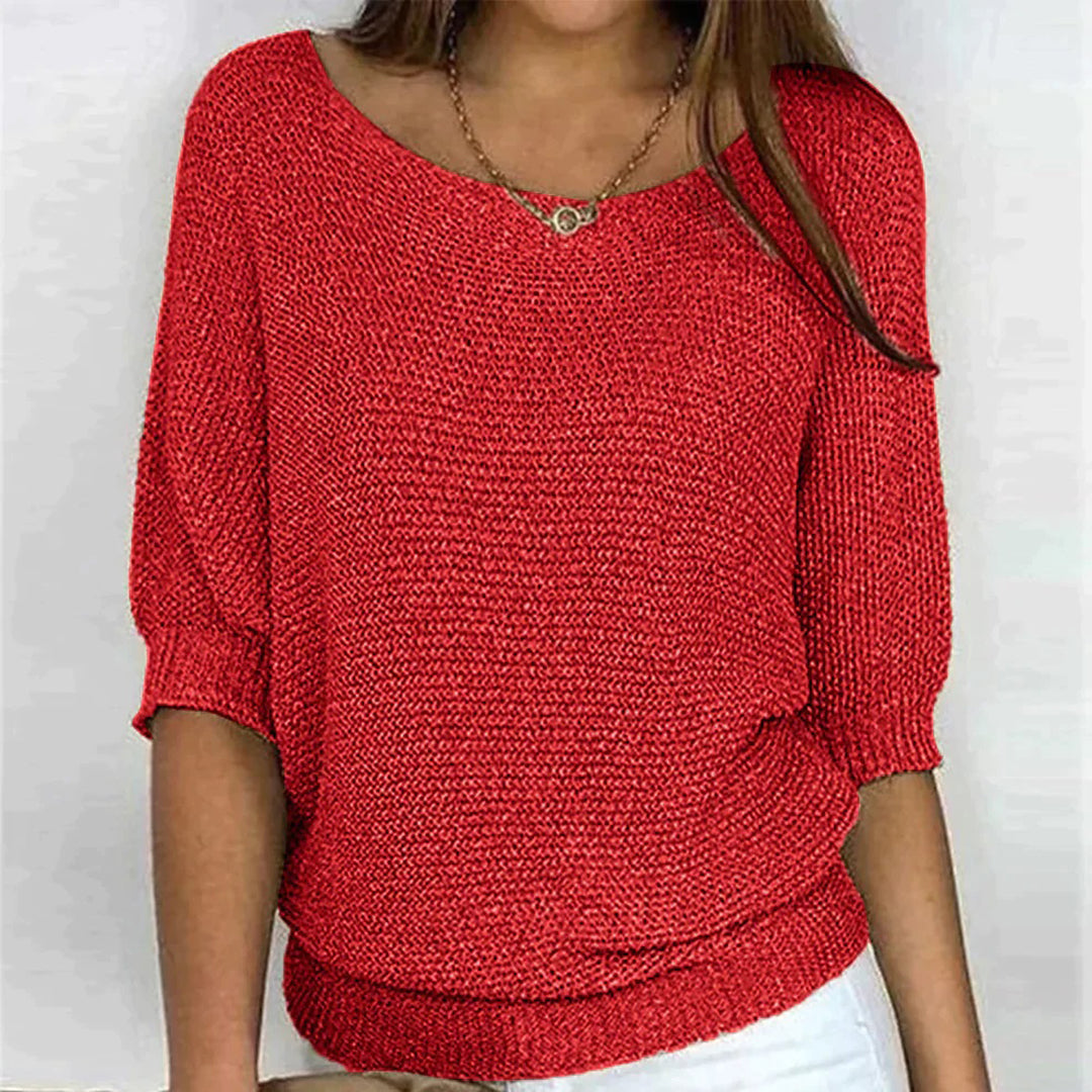 Stylish and Comfortable Top - Noa-Red-S-Nora Luxe
