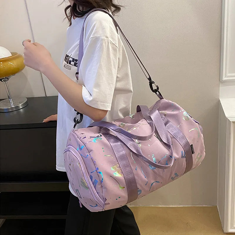 Stylish and Functional Sports Bag - ZenCarry-Beige-Nora Luxe