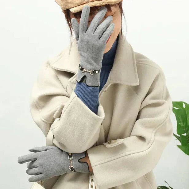 Stylish Autumn and Winter Gloves for Women - Amelia-Gray-Nora Luxe