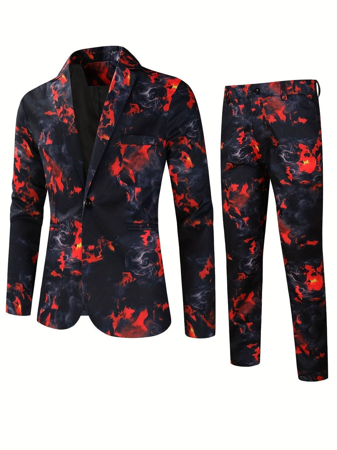 Stylish Colored Suit - Floris-Black-M-Nora Luxe