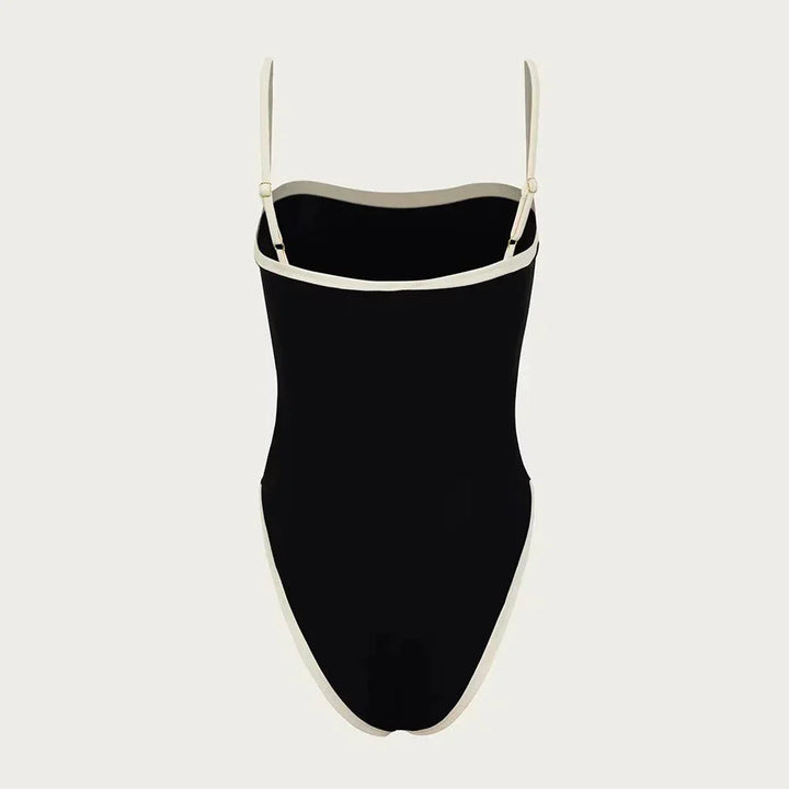 Stylish Colour Block Swimsuit – Sena-White-XS-State of Style